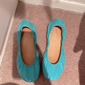 Tieks Blue Size 8 Patent